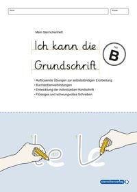 Ich kann die Grundschrift Teil B – Übungsheft