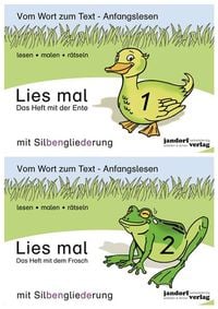 Lies mal – Die Hefte Band 1 und Band 2 im Paket (Ente und Frosch)